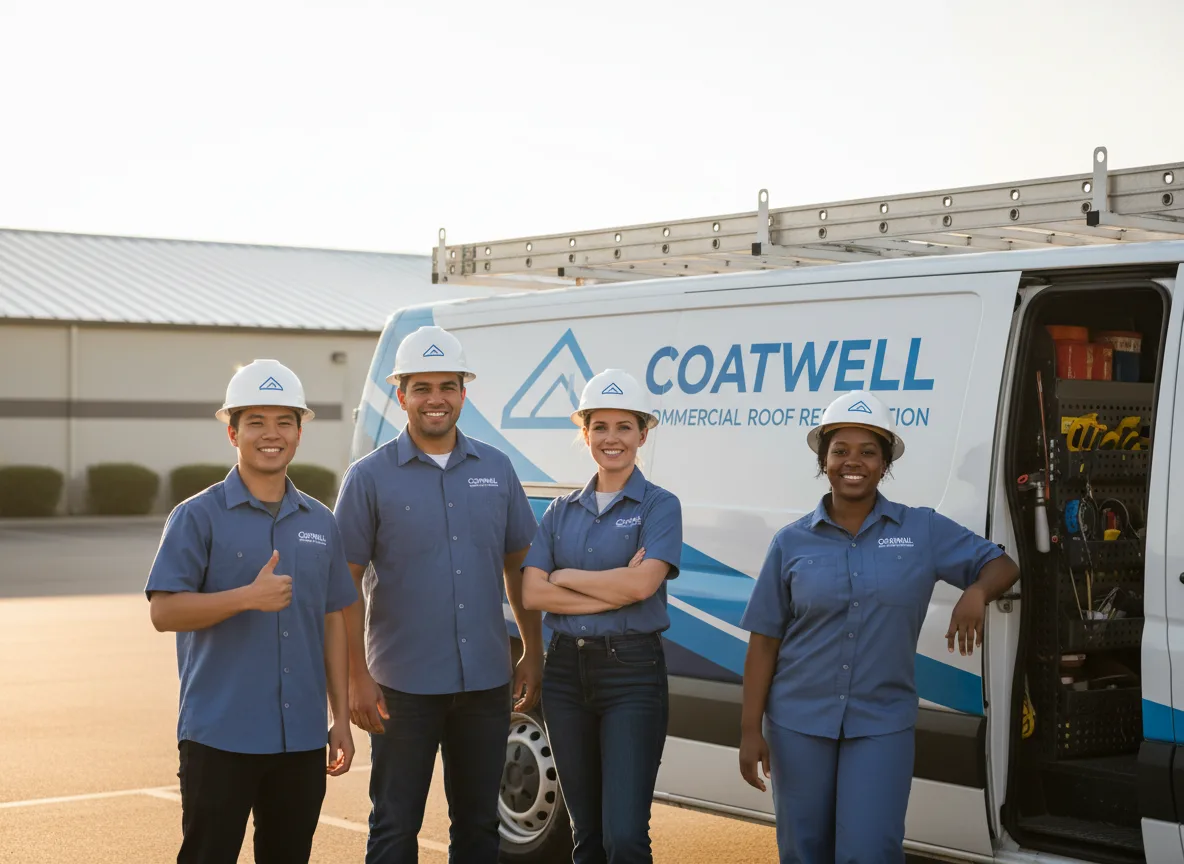 Commercial roof coating company in Branch, LA